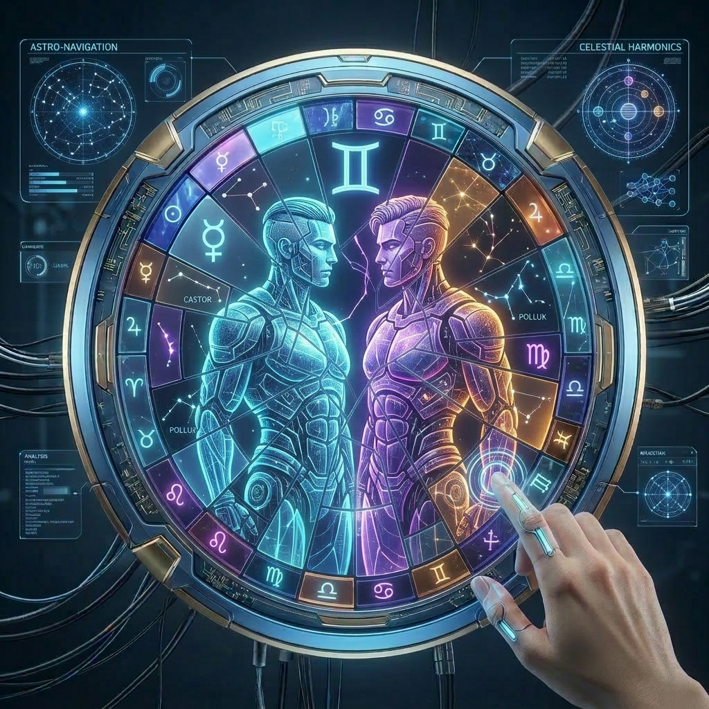 vastrological depiction of Gemini